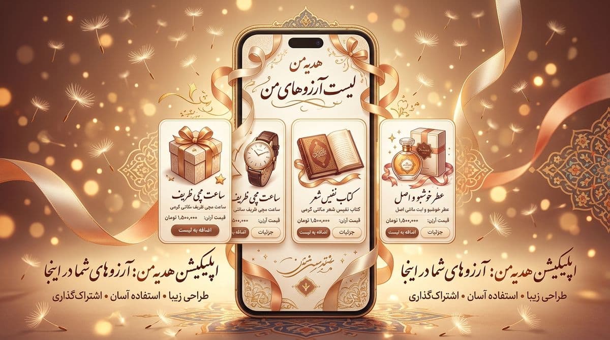 آموزش گام به گام ثبت آرزو و ساخت لیست